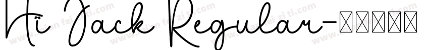 Hi Jack Regular字体转换